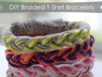 HelloNatural Braided T-Shirt Bracelets